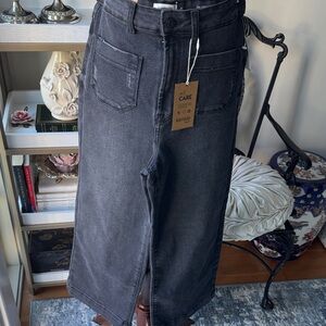 Kensie Men's Charcoal Straight Jeans